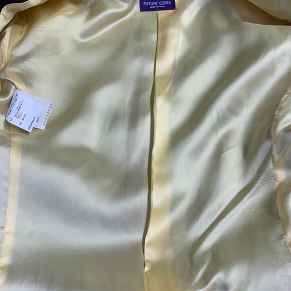 FUTURE OZBEK Size 6 Brown Rayon Blend Single Breasted Blazer Mini Skirt Set - Picture 8 of 16